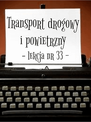 33 Lekcja transport drogowy i powietrzny po rosyjsku