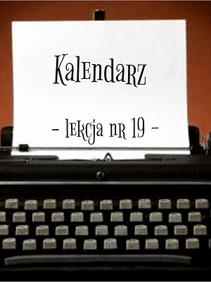 19 Lekcja kalendarz po rosyjsku