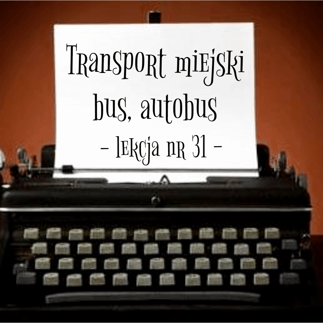 31. Transport miejski (bus, autobus)